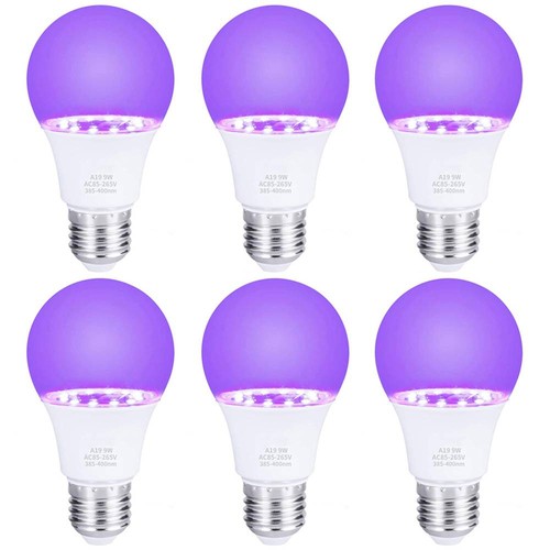 Led black light e26 - 9w,
