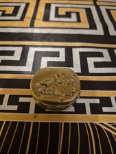 Small Brass Trench Art Snuff