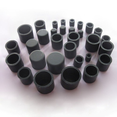 Black silicone rubber - rubber, end