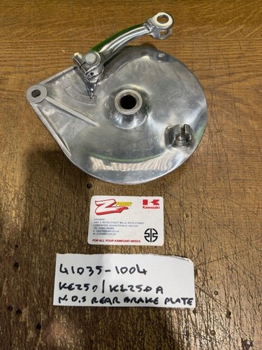 Kawasaki rear brake plate - brake,