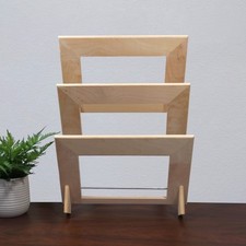Retired IKEA Unfinished Pine Wood KLIPPA Wall-Mounted Magazine/Book Storage Rack