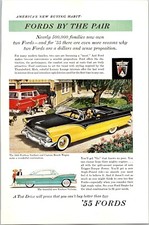 PRINT AD 1955 Ford Fairlane