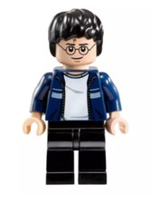 LEGO Harry Potter Minifigure Dark Blue Open Jacket hp087 Set 4840 The Burrow