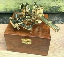 Antique Brass Pocket Sextant