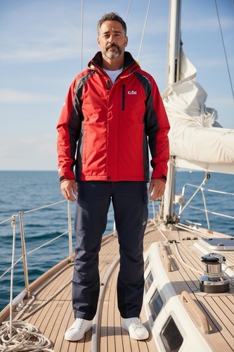Red gill sailing - red, jacket