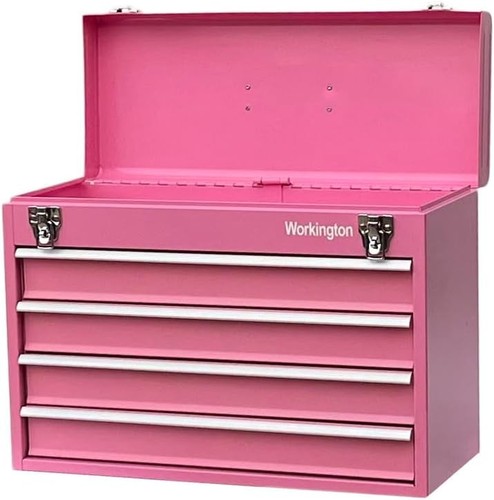 Portable metal tool chest - metal,