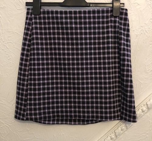 Plaid skirt - plaid,