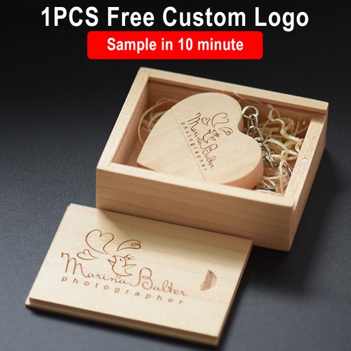 Wedding gift wood - usb, flash