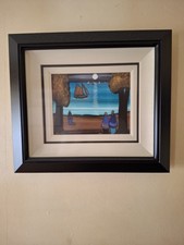 J.P. Rooney Irish West Coast Village & Fisher Folk Oil Painting