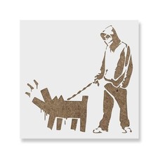 Dog Bark Banksy Stencil -