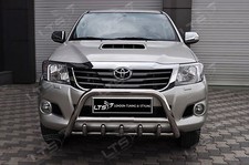 TOYOTA HILUX VIGO AXLE NUDGE A-BAR, STAINLESS STEEL BULL BAR 2012-2014