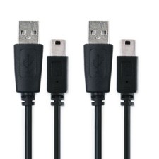 2x MP3 Player USB Cable for