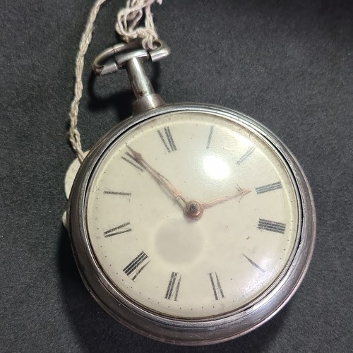 Antique silver fusee verge - silver,