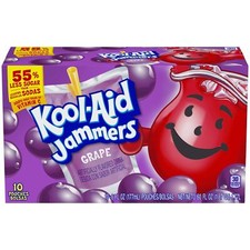 Kool-Aid Jammers Grape 10 ct, 6 oz 