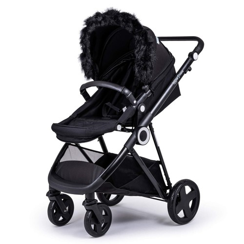 Pram fur hood - pram, attachment