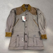 NWT Vintage 60s 10X Canvas Bird Hunting Jacket Men’s Small Cord Collar Coat
