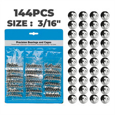 Weldtite Loose Ball Bearings 3/16" Steel For Wheels & Bottom Bracket Pack Of 144