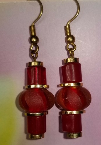 Vintage red art glass - vintage,