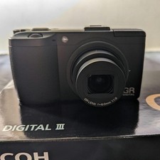 Ricoh GR Digital III Black Compact Digital Camera 10MP Tested