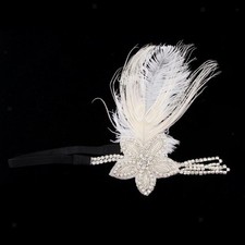 1920s Feather Headdress Bride