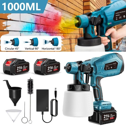 2battery spray gun cordless - 2battery,