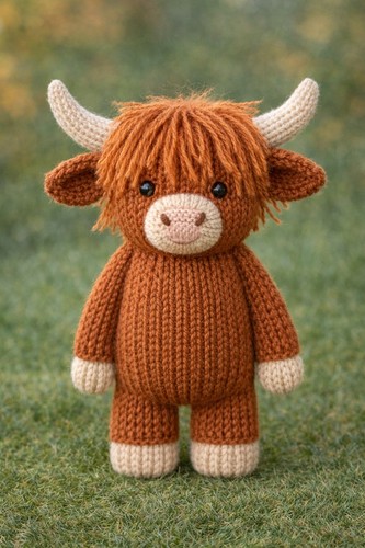Knitted knitting highland - knitting, dk