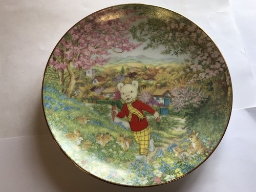 Rupert bear collectors plate - bear,