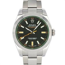 ROLEX Milgauss 116400GV Black Case Size 40.0mm Men's Used Watch #911923
