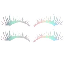  2 Pairs Eye Lashes for Car