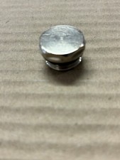 RADIATOR MANUAL AIR VENT & BLANK CHROME 1/2"  - FITS MOST RADS & TOWEL WARMERS