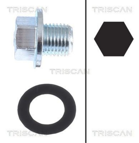 Oil sump sealing plug triscan - sump,