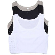 Short Chest Breast Vest Breathable Buckle Binder Trans Lesbian Cosplay Sport Top
