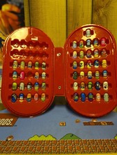 Mighty Beanz SET Lot of 50 Beanz + Collector Case