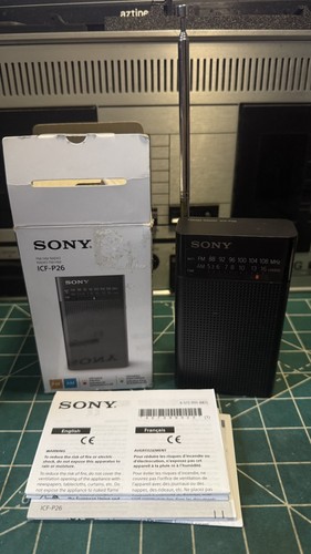 Sony icf p26 - sony, portable