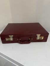Vintage Leather Briefcase –