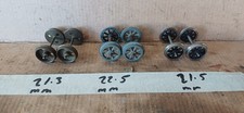 O Gauge Coach Wheels Brass