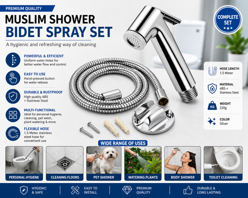 Muslim shower bidet spray head - bidet,