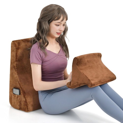 Wedge pillow set - pillow, bed