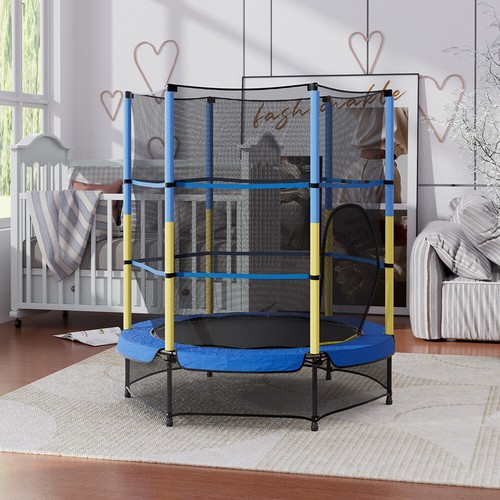 Kids trampoline with enclosure - kids,
