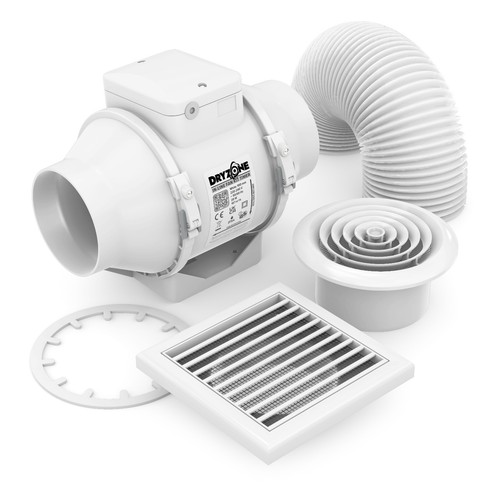 Dryzone inline extractor fan - dryzone,