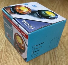 PGA Dyna-Flex Lighted Gyro Power Ball Exerciser Dynaflex Amber - NEW No String