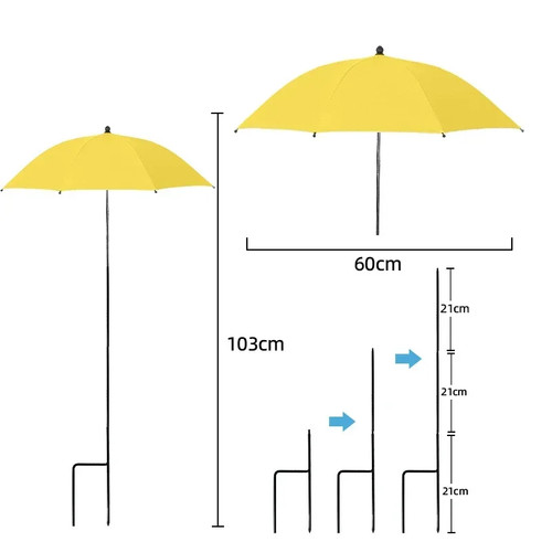 Plant shade umbrella with - plant,