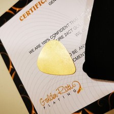 Genuine 24ct Gold Plated Music