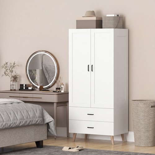 Homcom wardrobe with drawers - with, 2