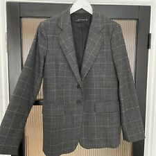 ZARA GREY TWEED BLAZER UK SIZE 10