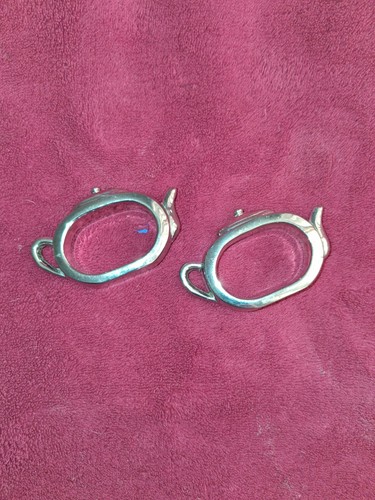 Pair vintage silver tone - vintage,