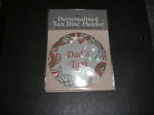 TAX DISC  HOLDER.. (MAGNETIC )......( DADS TAXI.. ) .........
