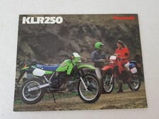 KAWASAKI KL250-D2 Motorcycle Sale Brochure c1985 #99943-1557 ALL-E IV-VI