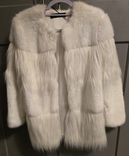 Zara Off White/Ecru Faux Fur