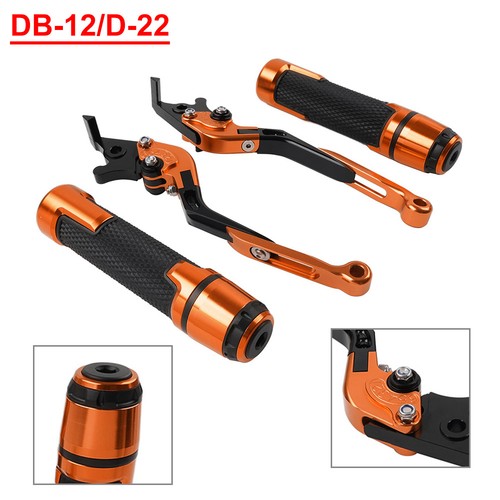 Orange brake clutch levers - brake,